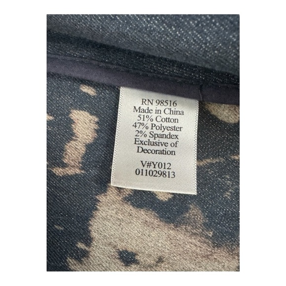 Coldwater Creek Blue Paisley Pintuck Pleat Jacket - Picture 9 of 10